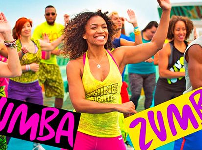 Hoje tem zumba na Praça Miguel Rossafa 