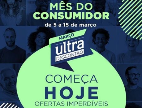 Ultrafarma comemora mês do consumidor com Ultra Descontão! Ultrafarma comemora mês do consumidor com Ultra Descontão!