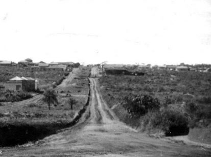 Quando chovia, o “Baixadão” virava uma imensa lagoa de lama 