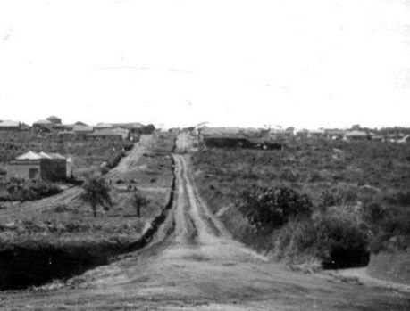 Quando chovia, o “Baixadão” virava uma imensa lagoa de lama 