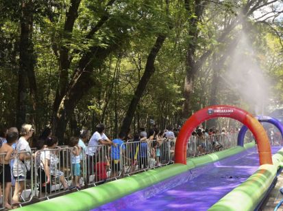 No Dia das Crianças vai ter toboágua no Bosque Uirapuru 