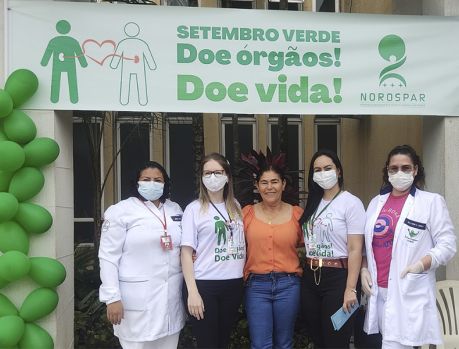 Parada da Saúde encerra atividades do Setembro Verde no Hospital Norospar Parada da Saúde encerra atividades do Setembro Verde no Hospital Norospar