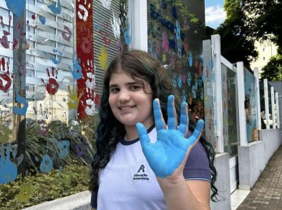 ABRIL AZUL NA ESCOLA ADVENTISTA