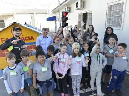 AULA ESPECIAL NA ESCOLINHA DE TRÂNSITO