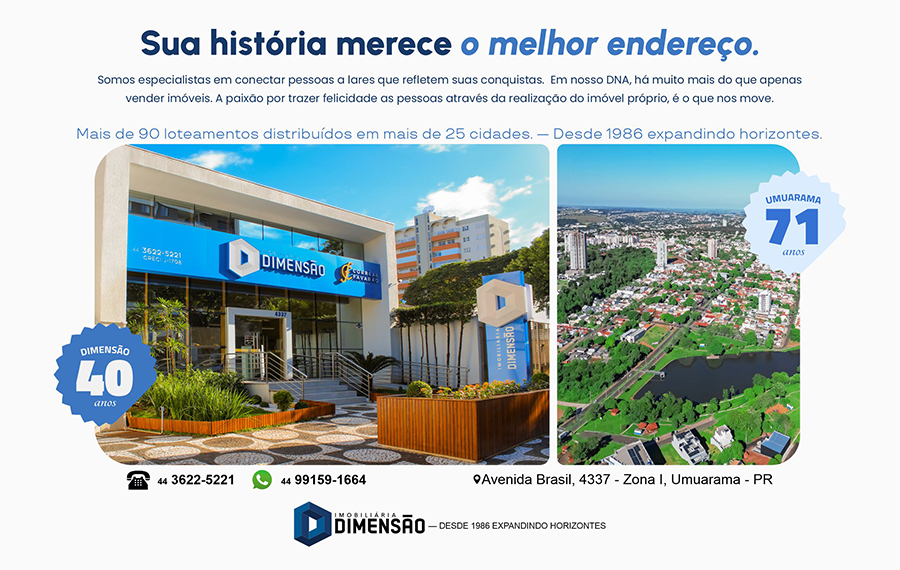 IMOB.DIMENSÃO UMUARAMA 71 ANOS