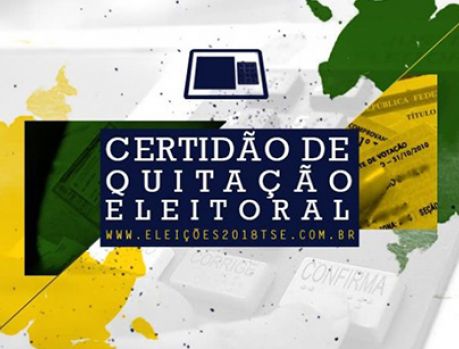 Eleitor pode emitir certidão de quitação eleitoral a partir de hoje Eleitor pode emitir certidão de quitação eleitoral a partir de hoje