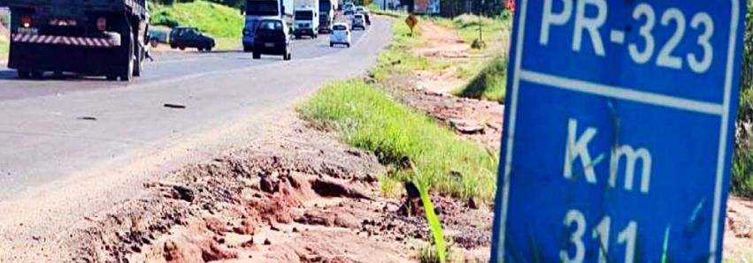 PR 323 não tem projeto de duplicação!