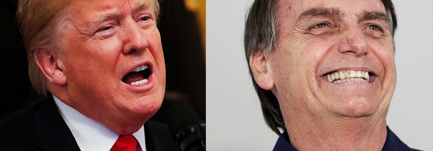 Bolsonaro vence Trump no Facebook!         
