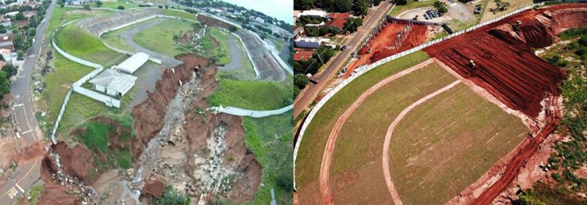 ‘Buracão’ está virando parque verde!