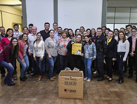 Servidores municipais promovem campanha para arrecadar ração Servidores municipais promovem campanha para arrecadar ração