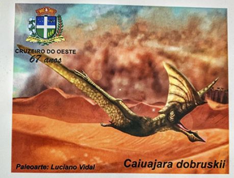 Correios lançaram selos com dinossauros de Cruzeiro do Oeste Correios lançaram selos com dinossauros de Cruzeiro do Oeste