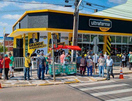 Vamos conhecer como é a moderna Ultrafarma Popular de Umuarama! Vamos conhecer como é a moderna Ultrafarma Popular de Umuarama!