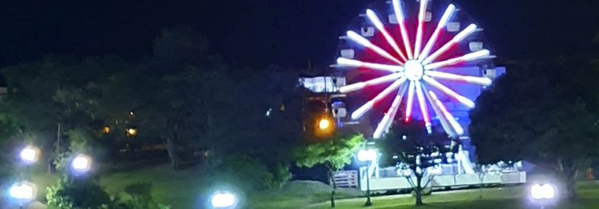 Com a roda gigante, a noite virou dia!