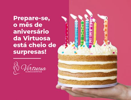 Clínica Virtuosa comemora 11 anos com muitas novidades e promoções! Clínica Virtuosa comemora 11 anos com muitas novidades e promoções!