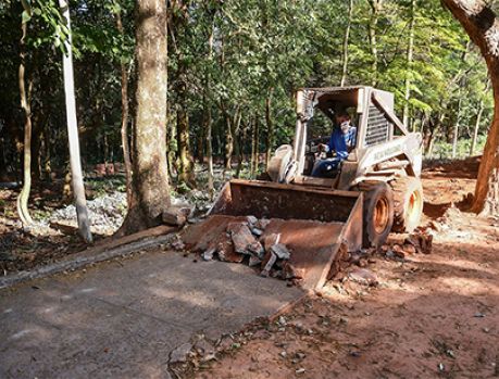 Bosque do Índio ganha uma nova pista de caminhadas Bosque do Índio ganha uma nova pista de caminhadas