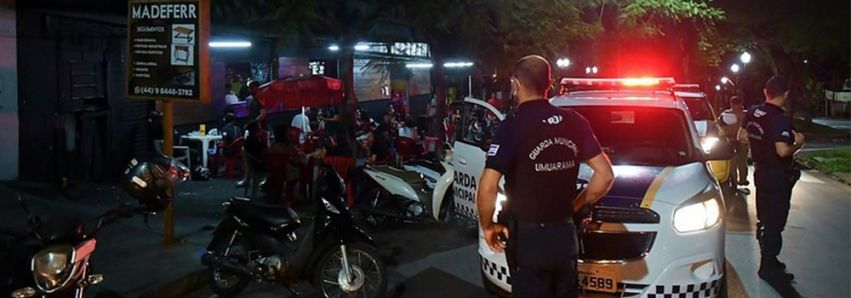 Tudo fechado à noite em Umuarama!