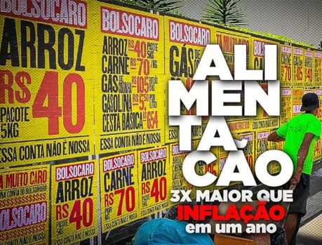 Alta do preço de alimentos é três vezes superior à inflação!!! Alta do preço de alimentos é três vezes superior à inflação!!!