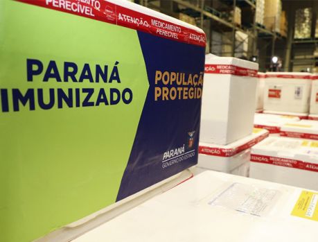 80,6% da população adulta vacinada no Paraná! 80,6% da população adulta vacinada no Paraná!