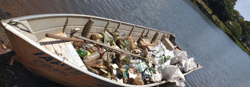 O lixo das ruas vai parar no Lago! 