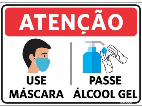 Há espaços onde continua não podendo entrar sem máscaras Há espaços onde continua não podendo entrar sem máscaras
