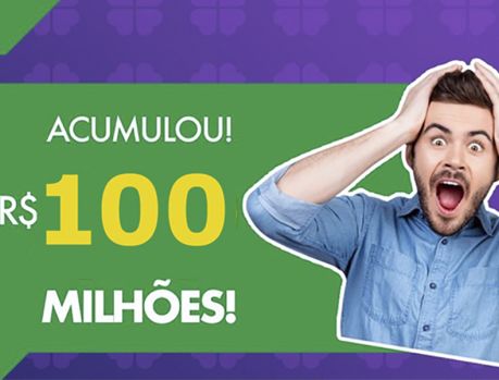 Mega-Sena acumula e prêmio sobe para R$ 100 milhões!!! Mega-Sena acumula e prêmio sobe para R$ 100 milhões!!!