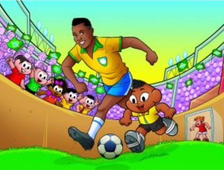 Pelé é homenageado por Mauricio de Sousa nas redes sociais Pelé é homenageado por Mauricio de Sousa nas redes sociais