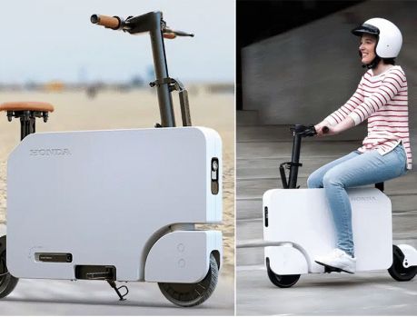 Honda lança moderna scooter elétrica do tamanho de uma maleta! Honda lança moderna scooter elétrica do tamanho de uma maleta!