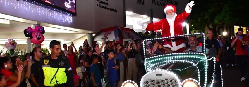 HOJE TEM DESFILE DO PAPAI NOEL!