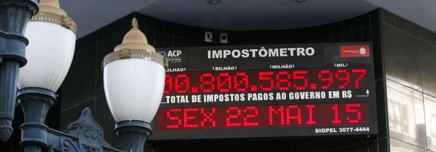 Mais de R$ 2 trilhões em impostos!