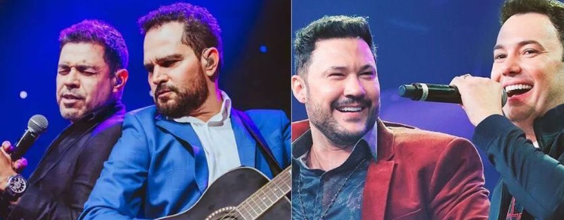 ZEZÉ DI CAMARGO E LUCIANO E JOÃO BOSCO E VINÍCIUS NA EXPO!!!