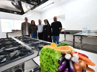 Inaugurada a nova cozinha industrial do Lar Santa Faustina