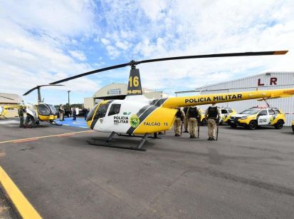 Umuarama inaugurou base aérea da Polícia Militar