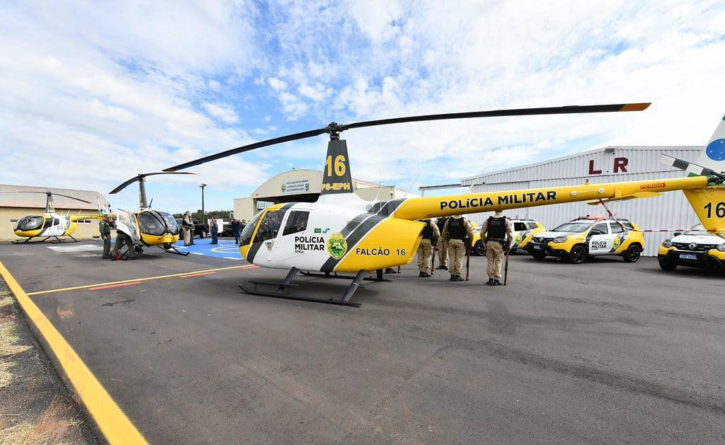 Umuarama inaugurou base aérea da Polícia Militar