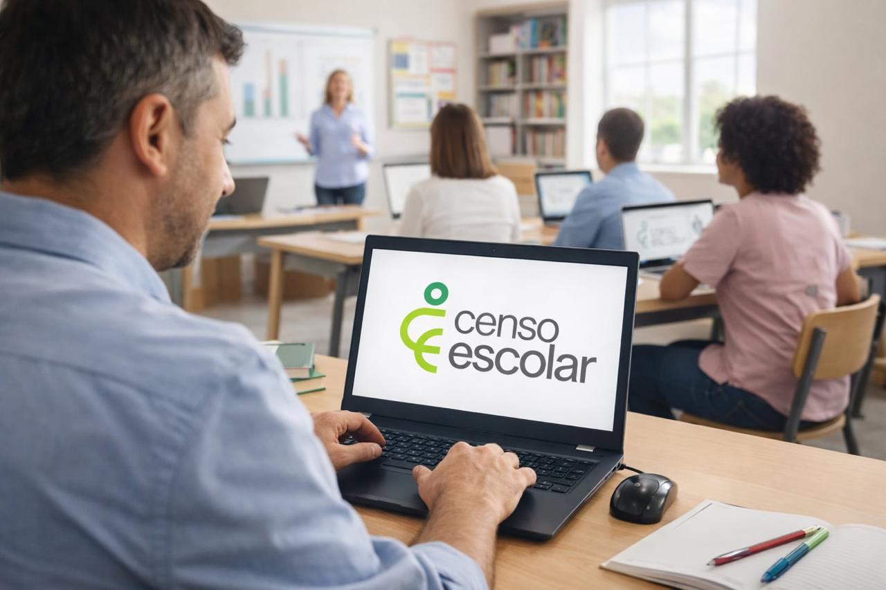 Primeira etapa do Censo Escolar 2026 termina nesta sexta-feira 