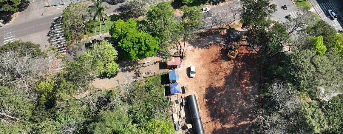 Começou a megaobra de drenagem pluvial no centro de Umuarama!
