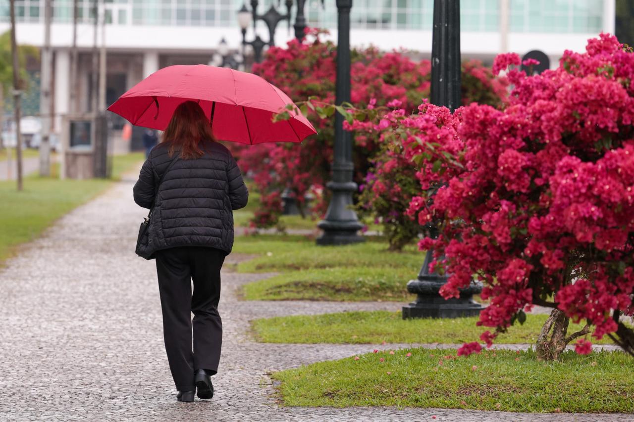 Primavera fria e chuvosa já atormenta Umuarama. Parece inverno...