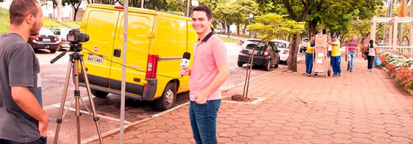 Matheus, o Repórter Mirim em ação!